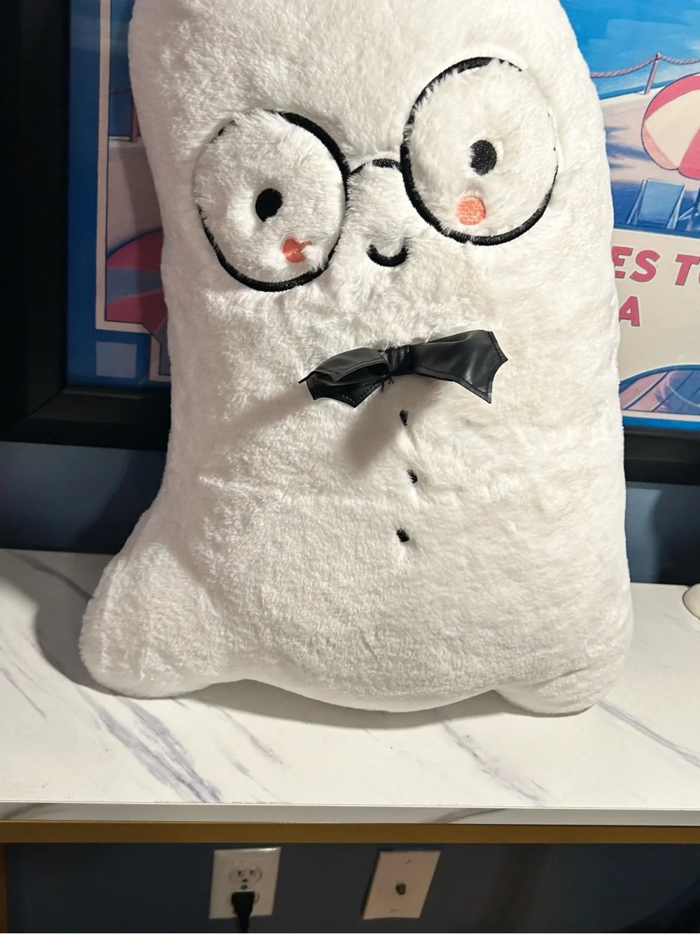 Burlington family ghost pillow